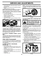 Предварительный просмотр 22 страницы Poulan Pro BB185H42YT Operator'S Manual