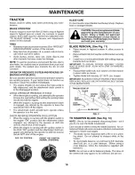 Предварительный просмотр 16 страницы Poulan Pro DB185H42YT Operator'S Manual