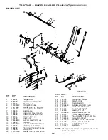 Предварительный просмотр 16 страницы Poulan Pro DB24H42YT Illustrated Parts List