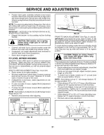 Предварительный просмотр 21 страницы Poulan Pro DB27H48YT Operator'S Manual