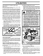 Предварительный просмотр 12 страницы Poulan Pro f-407886.indd (French) Manuel D'Utilisation