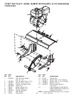 Предварительный просмотр 6 страницы Poulan Pro HDF825X Repair Parts Manual