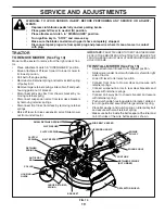 Предварительный просмотр 19 страницы Poulan Pro LAWN TRACTOR PE12538LT Owner'S Manual