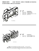 Предварительный просмотр 4 страницы Poulan Pro P14530ES Parts Manual