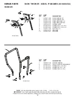 Предварительный просмотр 8 страницы Poulan Pro P14530ES Parts Manual