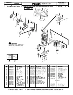 Предварительный просмотр 2 страницы Poulan Pro P3314WS Parts List