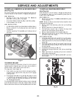 Предварительный просмотр 22 страницы Poulan Pro PB175A46 Operator'S Manual