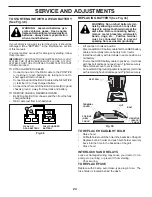 Предварительный просмотр 24 страницы Poulan Pro PB175A46 Operator'S Manual