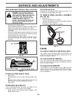 Предварительный просмотр 25 страницы Poulan Pro PB18542LT Operator'S Manual