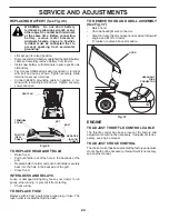 Preview for 24 page of Poulan Pro PB185A42 Operator'S Manual