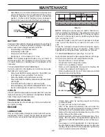 Preview for 17 page of Poulan Pro PB19542LT Operator'S Manual