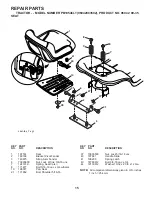 Preview for 15 page of Poulan Pro PB19546LT Repair Parts Manual