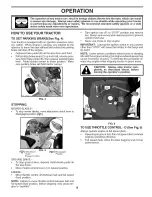 Preview for 9 page of Poulan Pro PB19H42YT Operator'S Manual