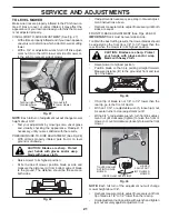 Предварительный просмотр 21 страницы Poulan Pro PB20A42LT Operator'S Manual