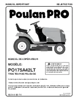 Предварительный просмотр 31 страницы Poulan Pro PB20A42LT Operator'S Manual