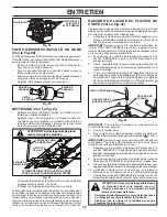 Предварительный просмотр 45 страницы Poulan Pro PB20A46LT Operator'S Manual