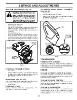 Preview for 23 page of Poulan Pro PB20H42YT Operator'S Manual