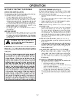 Preview for 12 page of Poulan Pro PB20VA48 Operator'S Manual