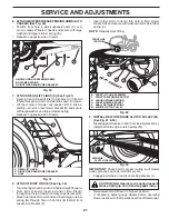 Предварительный просмотр 21 страницы Poulan Pro PB20VA48 Operator'S Manual