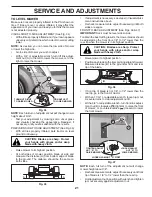 Предварительный просмотр 21 страницы Poulan Pro PB23H48LGT Operator'S Manual