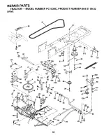 Предварительный просмотр 32 страницы Poulan Pro PC1538C Owner'S Manual