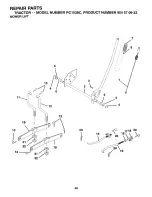 Предварительный просмотр 40 страницы Poulan Pro PC1538C Owner'S Manual