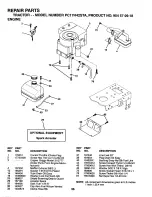 Предварительный просмотр 36 страницы Poulan Pro PC17H42STA Owner'S Manual