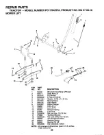 Предварительный просмотр 39 страницы Poulan Pro PC17H42STA Owner'S Manual