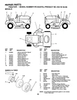 Preview for 40 page of Poulan Pro PD1842STA Owner'S Manual