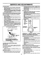 Preview for 21 page of Poulan Pro PD185H42STA Owner'S Manual