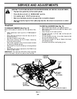 Preview for 20 page of Poulan Pro PD24PH48ST Operator'S Manual