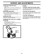 Preview for 25 page of Poulan Pro PD24PH48ST Operator'S Manual