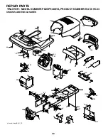 Preview for 32 page of Poulan Pro PD25H48STA Owner'S Manual