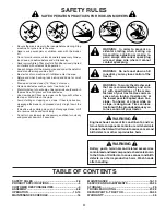 Preview for 3 page of Poulan Pro PDGT26H54A Owner'S Manual