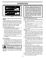 Preview for 14 page of Poulan Pro PDGT26H54A Owner'S Manual