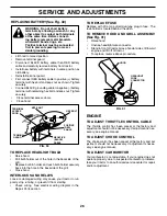 Предварительный просмотр 26 страницы Poulan Pro PK23H48YT Operator'S Manual