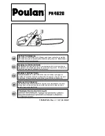 Preview for 1 page of Poulan Pro PN4620 Instruction Manual