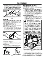 Предварительный просмотр 12 страницы Poulan Pro PO11TEPH30 Owner'S Manual