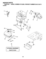 Preview for 36 page of Poulan Pro PO1538A Owner'S Manual