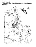 Preview for 42 page of Poulan Pro PO1538A Owner'S Manual