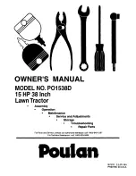 Poulan Pro PO1538D Owner'S Manual preview