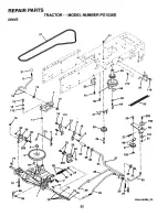 Preview for 32 page of Poulan Pro PO1538D Owner'S Manual