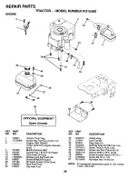 Preview for 36 page of Poulan Pro PO1538D Owner'S Manual