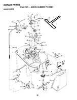 Preview for 40 page of Poulan Pro PO1538D Owner'S Manual