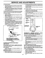 Предварительный просмотр 21 страницы Poulan Pro PO17H42STA Owner'S Manual