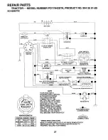 Предварительный просмотр 27 страницы Poulan Pro PO17H42STA Owner'S Manual