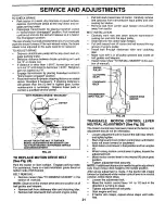 Preview for 21 page of Poulan Pro PO18H42STA Owner'S Manual