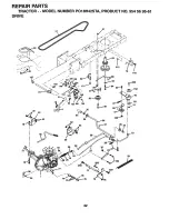 Preview for 32 page of Poulan Pro PO18H42STA Owner'S Manual