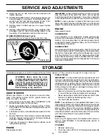 Предварительный просмотр 18 страницы Poulan Pro PO8527ESA Owner'S Manual