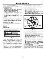 Preview for 18 page of Poulan Pro POGT20T48STA Owner'S Manual